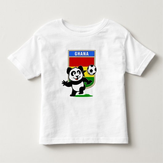 T-shirt Pour Les Tous Petits Ghana Soccer Panda (Devant)