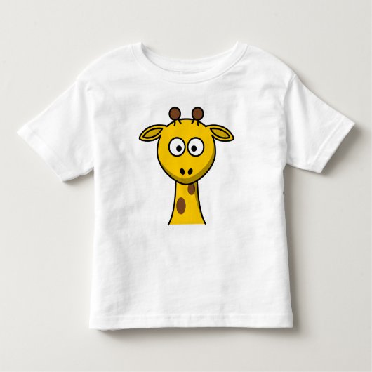 T-shirt Pour Les Tous Petits Girafe mignonne (Devant)