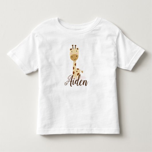 T-shirt Pour Les Tous Petits Giraffe (Devant)