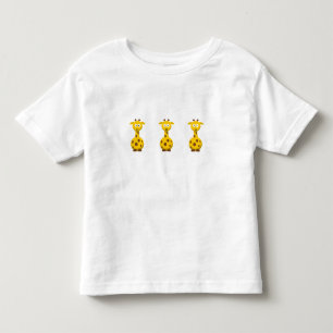 T-shirt Pour Les Tous Petits Giraffe de dessin