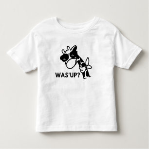 T-shirt Pour Les Tous Petits Giraffe What's Up