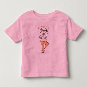 T-shirt Pour Les Tous Petits Girls Namaste Yoga Tee - shirt