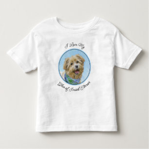 T-shirt Pour Les Tous Petits Glen of Imaal Terrier Peinture - Art original Chie