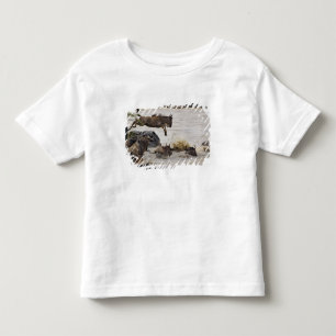 T-shirt Pour Les Tous Petits Gnou sautant dans la rivière Mara