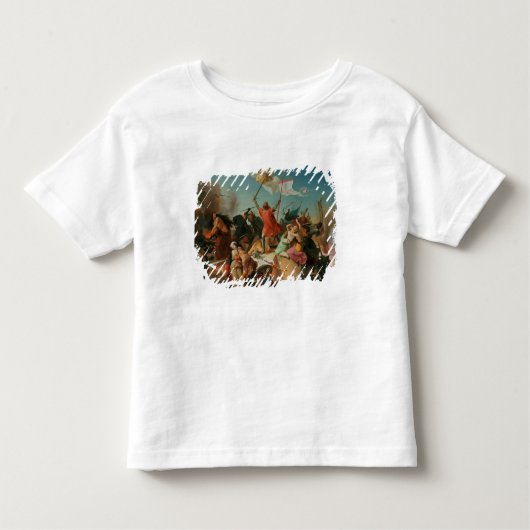 T-shirt Pour Les Tous Petits Godfrey de Bouillon, croisé français (Devant)