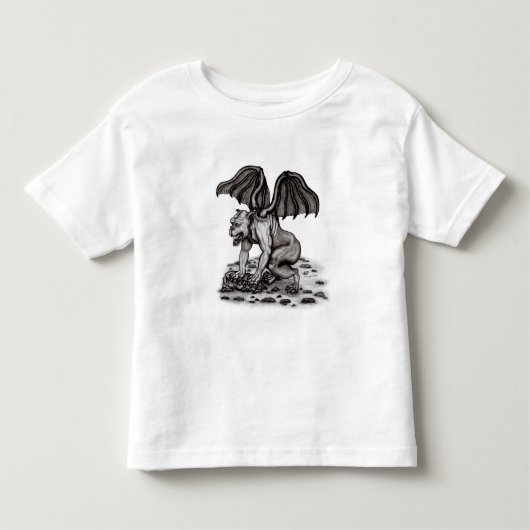T-shirt Pour Les Tous Petits Golem Gargoyle (Devant)