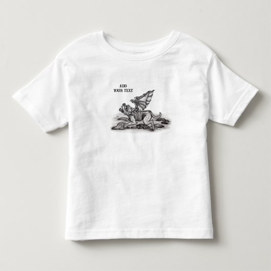 T-shirt Pour Les Tous Petits Golem Gargoyle (Devant)