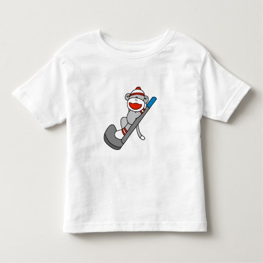 T-shirt Pour Les Tous Petits Golf de singe de chaussette (Devant)