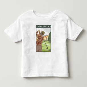 T-shirt Pour Les Tous Petits Golfeur SceneColorado