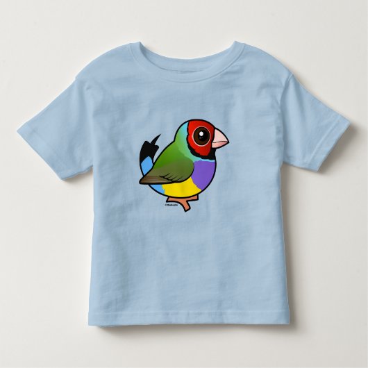 T-shirt Pour Les Tous Petits Gouldian Finch (Devant)