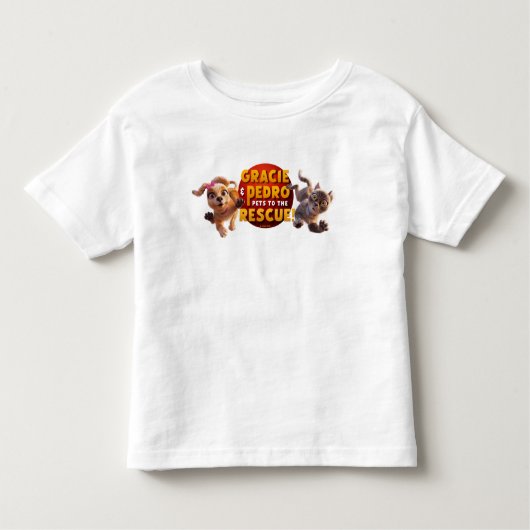 T-shirt Pour Les Tous Petits Gracie & Pedro Adventure Attend (Devant)