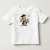 T-shirt Pour Les Tous Petits Graduation Bunny  (Devant)