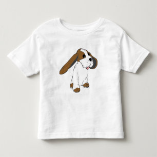 T-shirt Pour Les Tous Petits Grand chien à oreilles de basset