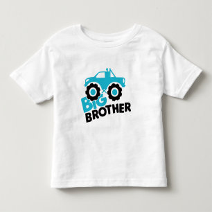 T-shirt Pour Les Tous Petits Grand frère Monster Truck