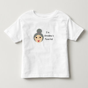 T-shirt Pour Les Tous Petits grand-maman, je suis, la grand-maman, favori !