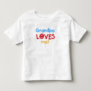 T-shirt Pour Les Tous Petits Grand-père m'aime