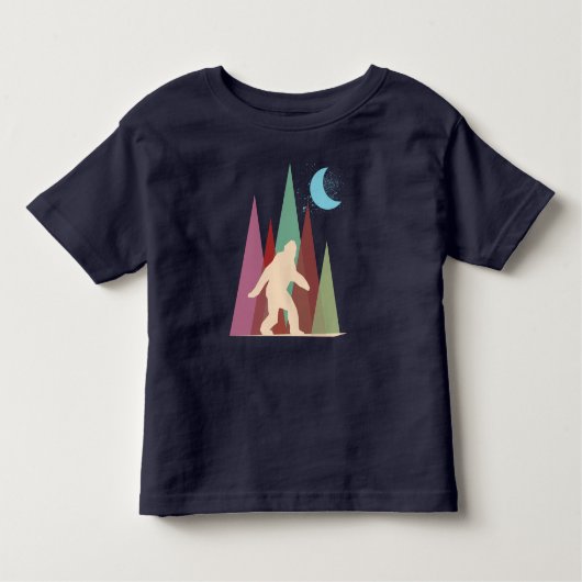 T-shirt Pour Les Tous Petits grand pied abstrait (Devant)