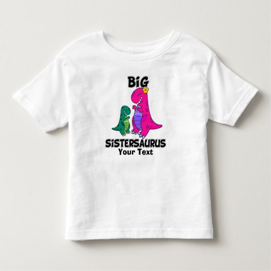 T-shirt Pour Les Tous Petits Grand Sistersaurus (Devant)