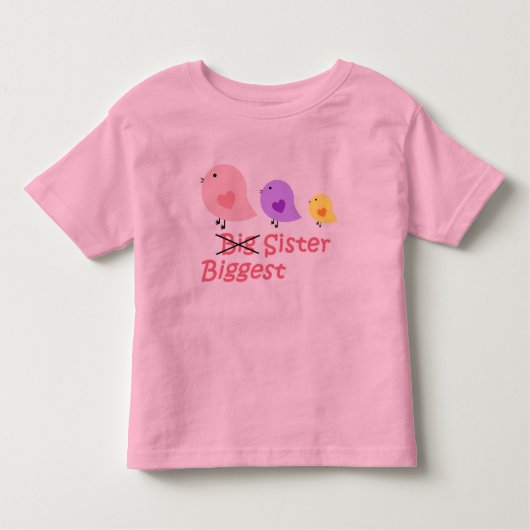 T-shirt Pour Les Tous Petits Grande Soeur (Devant)