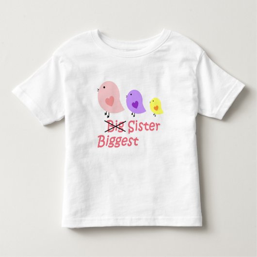 T-shirt Pour Les Tous Petits Grande Soeur (Devant)