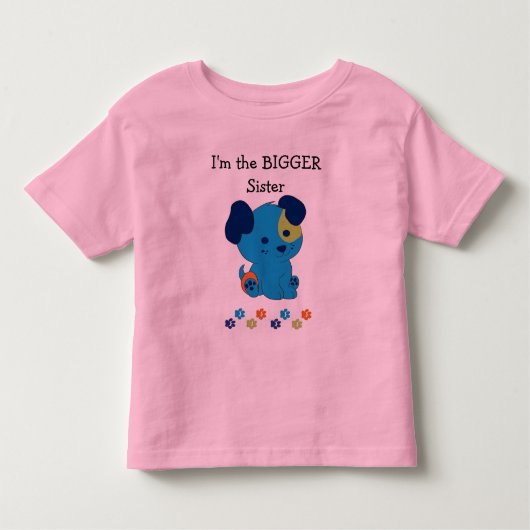 T-shirt Pour Les Tous Petits Grande soeur (Devant)