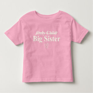 T-shirt Pour Les Tous Petits Grande soeur