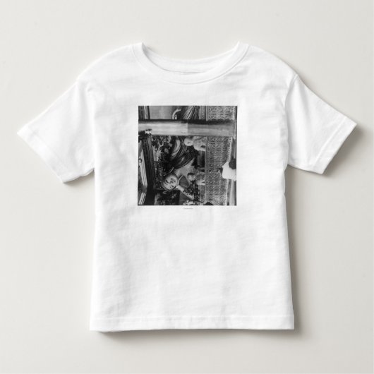 T-shirt Pour Les Tous Petits Grande statue de Bouddha en photographie de la (Devant)