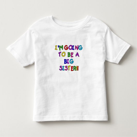 T-shirt Pour Les Tous Petits Grandes Soeurs de l'avenir du texte (Devant)