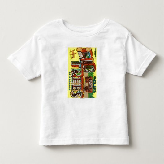 T-shirt Pour Les Tous Petits Grands arbres, la Californie - grandes scènes de (Devant)
