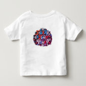 T-shirt Pour Les Tous Petits Graphique Fleur Boho Power (Dos)