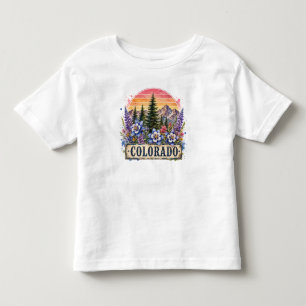 T-shirt Pour Les Tous Petits Graphisme de conception PNG de montagnes vintage d
