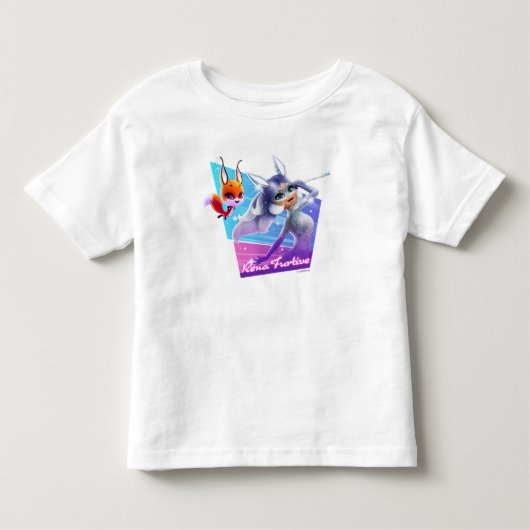 T-shirt Pour Les Tous Petits Graphisme Rena Furtive (Devant)
