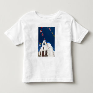T-shirt Pour Les Tous Petits Grèce et île grecque de Santorini ville d'Oia 4