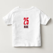 T-shirt Pour Les Tous Petits Gridiron Goal Getter #25Customizabl2 de [Nom de l' (Dos)