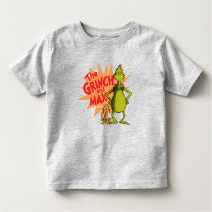 T-shirt Pour Les Tous Petits Grille Grinch & Max Starburst