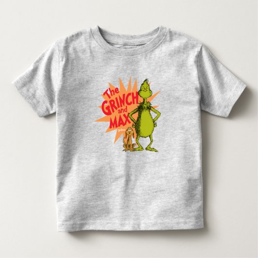 T-shirt Pour Les Tous Petits Grille | Grinch & Max Starburst (Devant)