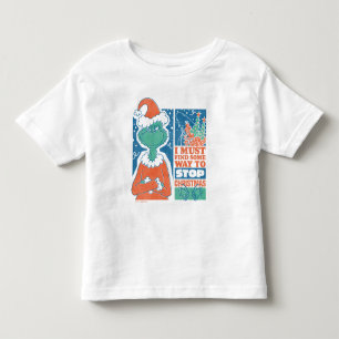 T-shirt Pour Les Tous Petits Grinch Arrêtez Noël Graphique Vintage