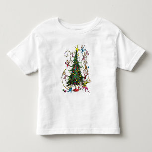 T-shirt Pour Les Tous Petits Grinch Classique Sapin de Noël