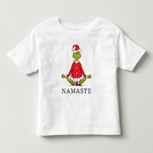 T-shirt Pour Les Tous Petits Grinch Namaste Père Noël