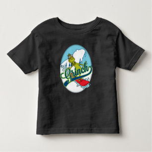 T-shirt Pour Les Tous Petits Grinch Snowboard