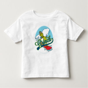 T-shirt Pour Les Tous Petits Grinch Snowboard