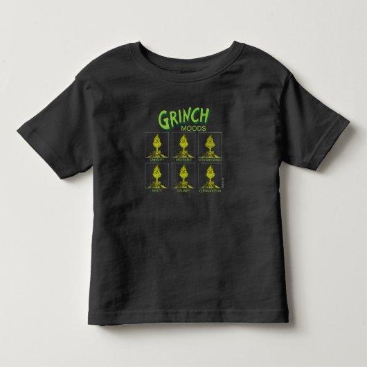 T-shirt Pour Les Tous Petits Grinch | Tableau d'humeurs (Devant)