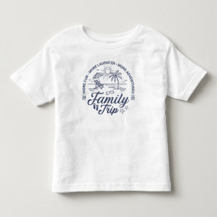 T-shirt Pour Les Tous Petits Groupe de voyage familial personnalisé Vacances pl