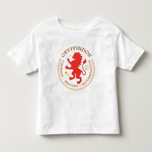 T-shirt Pour Les Tous Petits GRYFFINDOR™ Red Lion House Pride Badge (Devant)