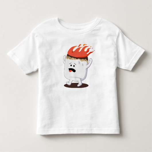 T-shirt Pour Les Tous Petits Guimauve flamboyante (Devant)