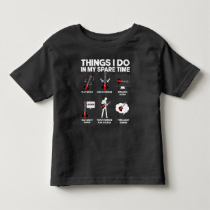 T-shirt Pour Les Tous Petits Guitare accro Guitariste Musique Lover Musicien