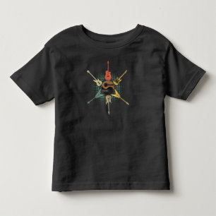 T-shirt Pour Les Tous Petits Guitare Lover  Style rétro   Cadeau Pour Guitarist