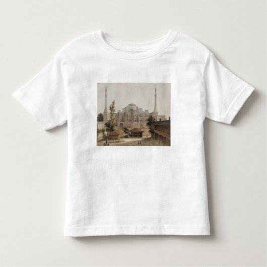 T-shirt Pour Les Tous Petits Haghia Sophia, Constantinople, pub. 1852 (couleur (Devant)
