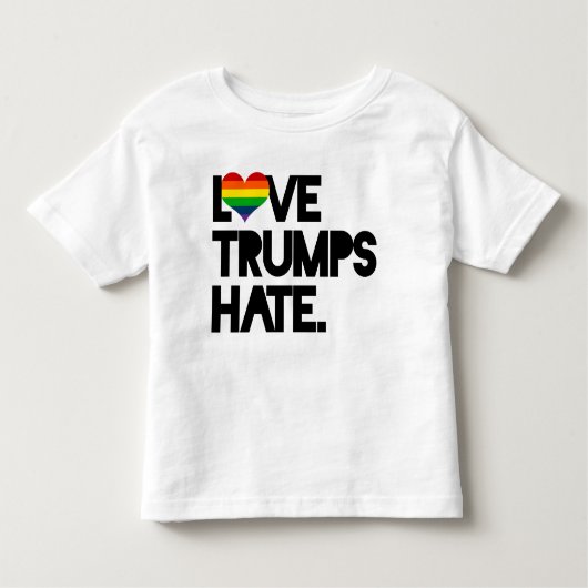 T-shirt Pour Les Tous Petits Haine d'atouts d'amour (Devant)