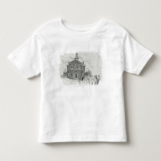 T-shirt Pour Les Tous Petits Hall Philadelphie du charpentier (Devant)